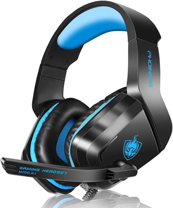 Gaming casque micro pour PS4, nouvelle xbox manette,Nintendo 3DS, PSP,ordinateur portable et PC-casque filaire antibruit avec micro