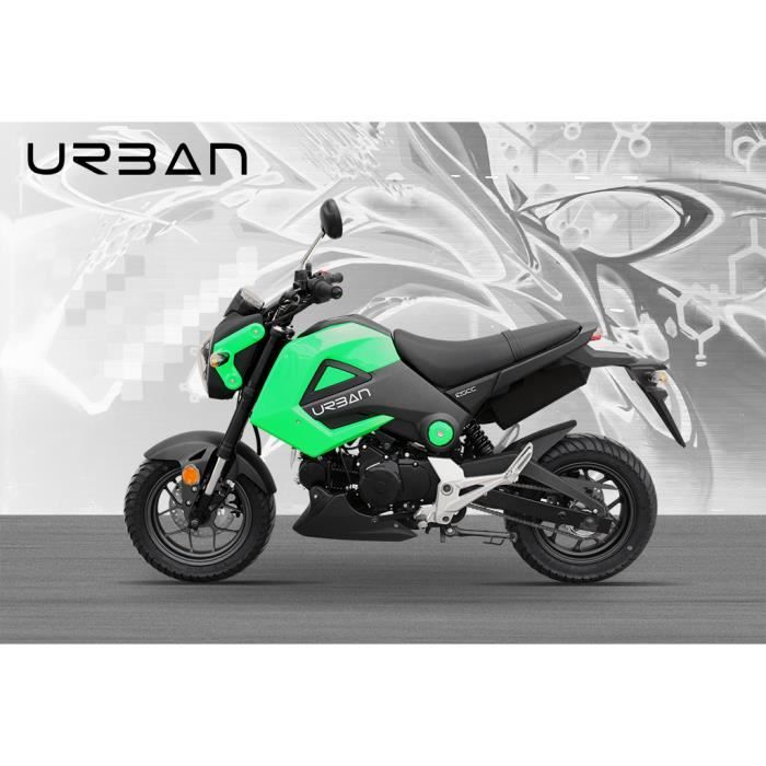 Moto URBAN 125cc vert - homologué route - Achat / Vente moto Moto URBAN