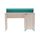 NEILS Bureau + surmeuble scandinave mélaminé décor