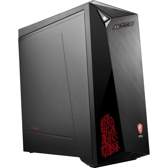 Unité Centrale Gamer - MSI Infinite 8RC-649FR - Core i7-8700 - RAM 8Go - Stockage 2To HDD + 128Go SSD - GTX 1060 6Go - Windows 10
