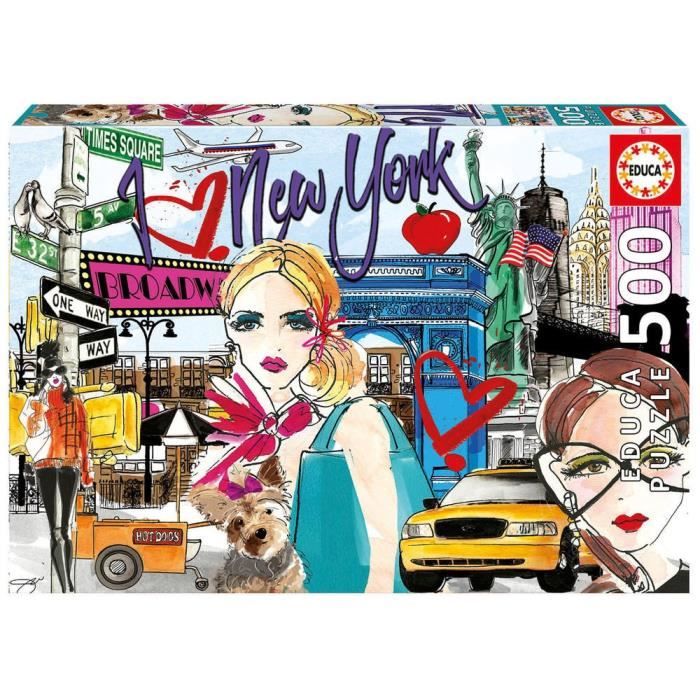 EDUCA Puzzle 500 Emmene-Moi A New York
