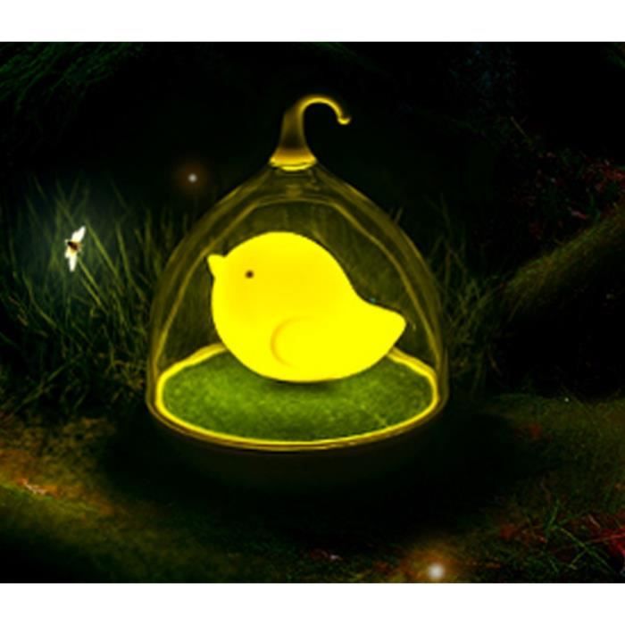 Portable Lampe Capteur Led Veilleuse Chevet Totoro Tactile De Oiseau 8nmN0w