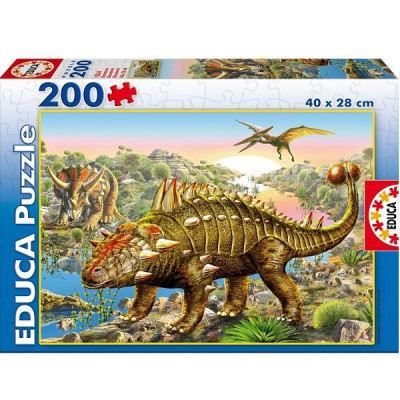 Puzzle 200 pcs   Dinosaures   Achat / Vente PUZZLE Puzzle 200 pcs