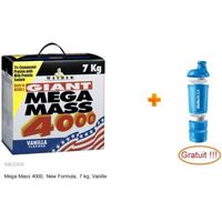 PROTÉINE MEGA MASS 4000 WEIDER Vanille 7 kg + Shak PROTÉINE MEGA MASS 4000 WEIDER Vanille 7 kg + Shak