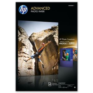 HP Papier Photo Brillant - 20 feuilles - A3 - 297 x 420 mm