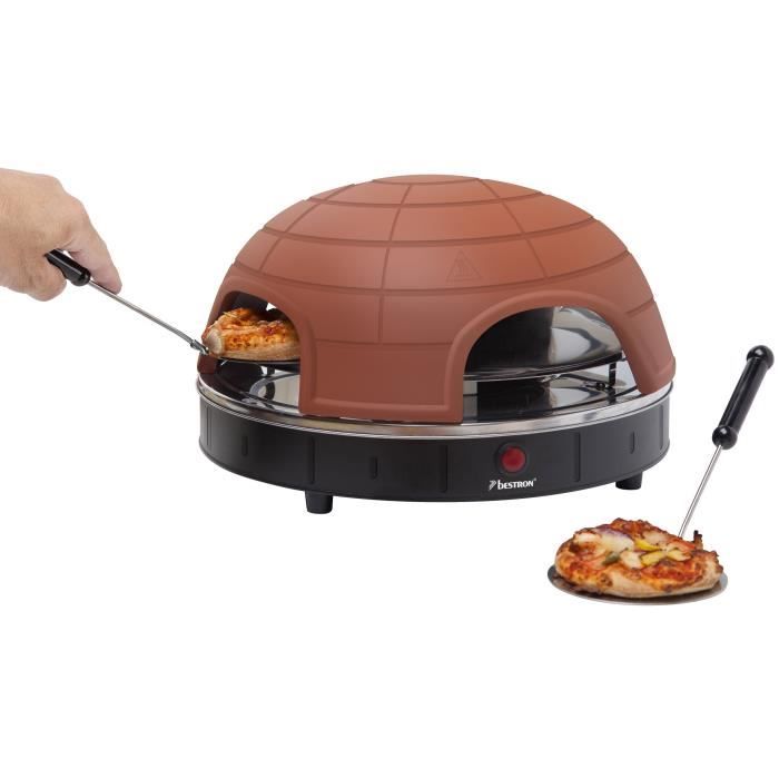 BESTRON APG410 Four à mini pizza - Noir