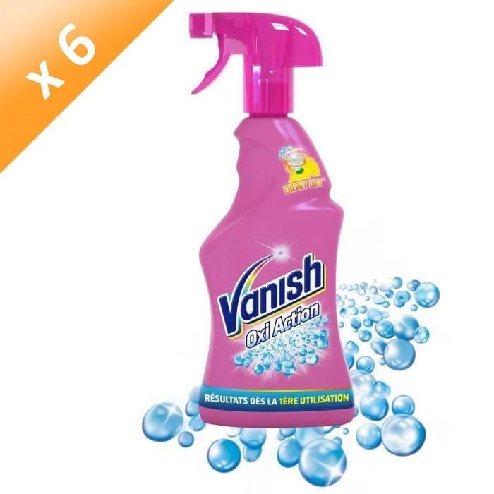 VANISH Détachant avant-lavage Oxi Action Pistolet - 750 ml - Lot de 6