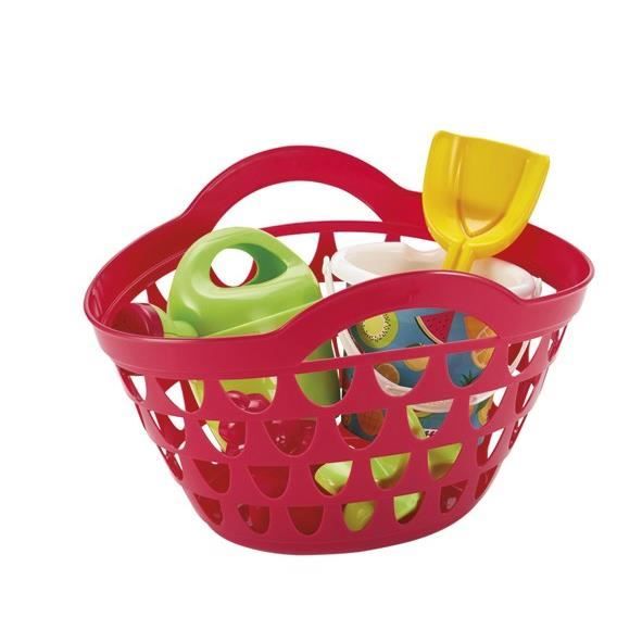 ECOIFFIER SUMMER Cabas Plage Garni Décor Fruits