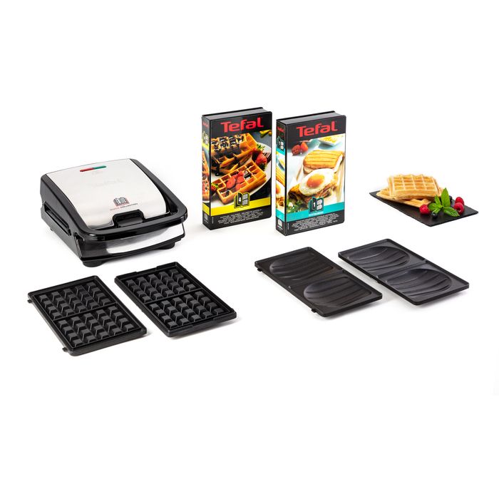 TEFAL SW853D12 Gaufrier multifonction Snack collection - Inox