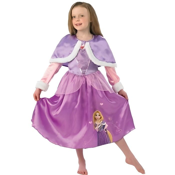 DISNEY - DÉGUISEMENT DE RAIPONCE ROBE + CAPE ...