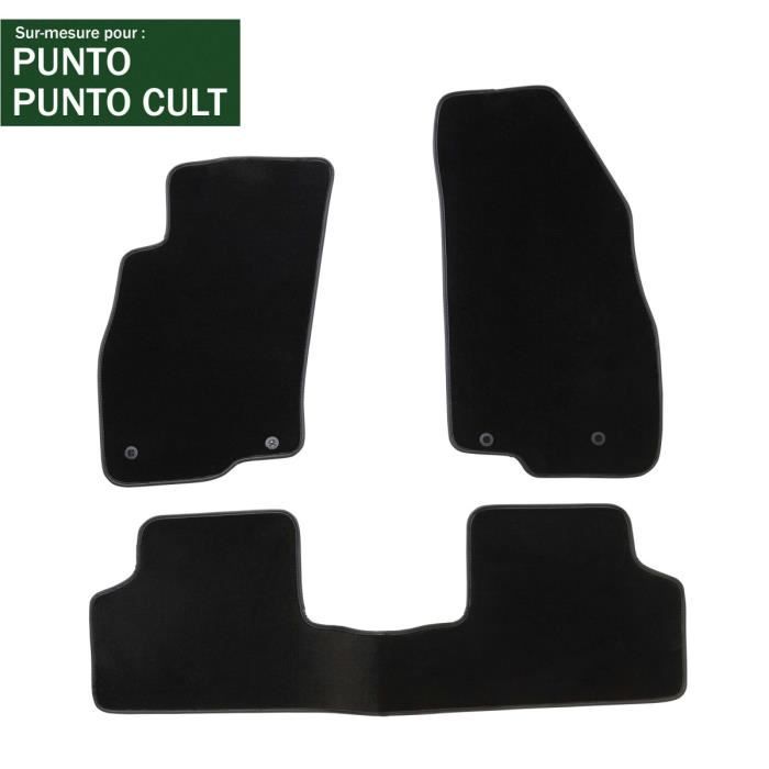 Tapis sur Mesure Luxe pour Fiat Punto Cult dès 10/2009