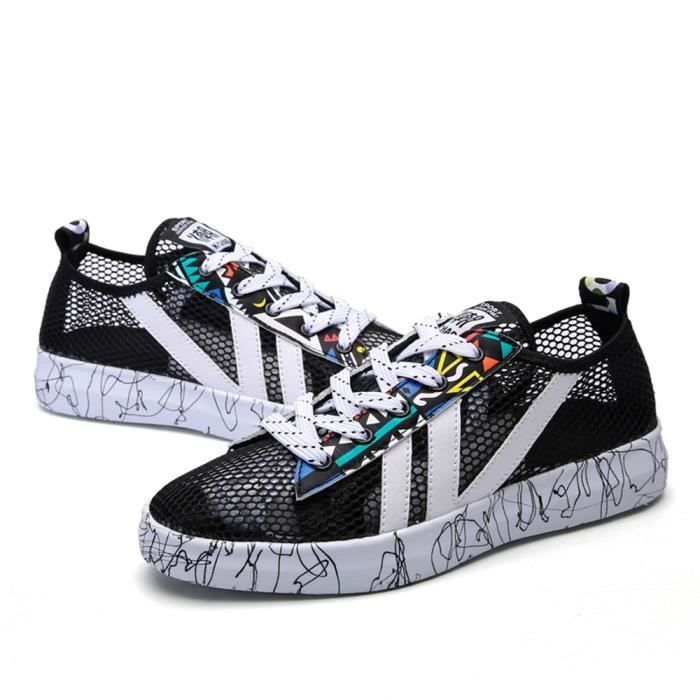Moccasins Qualit Noir Basket Sneakers Respirant Chaussures Lger Slipon Loafer Femme blanc Antidrapant Classique Haut wUpw61q