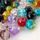 250X Perle en Cristal Crystal Verre Rond 6mm Multi