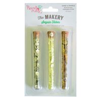 SEQUIN - STRASS Paillettes sequins - beige-doré SEQUIN - STRASS Paillettes sequins - beige-doré