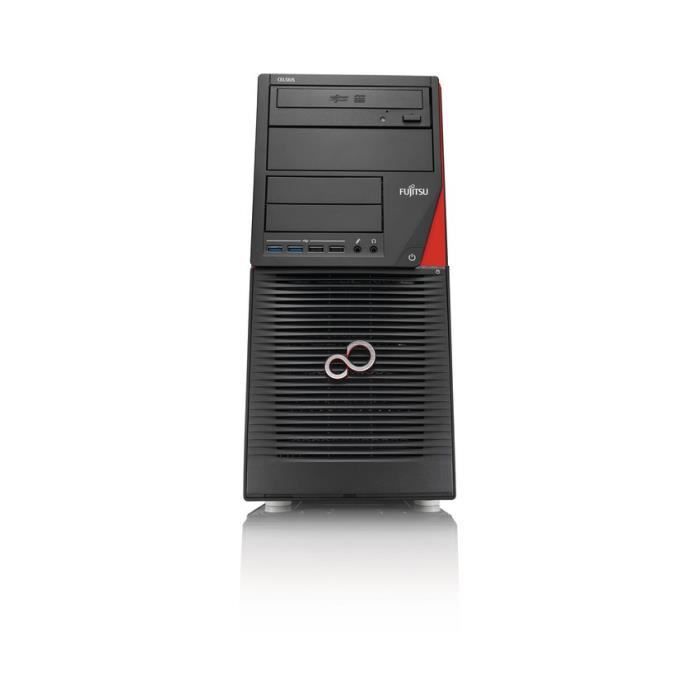 FUJITSU PC de bureau - CELSIUS W550 - RAM 8 Go - Intel Core i5 6600 - NVIDIA Quadro K420 / Intel HD Graphics 530 - Stockage 256Go