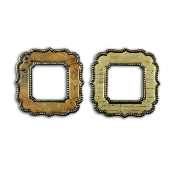 TOGA 2 Cadres Métal Et Epoxy