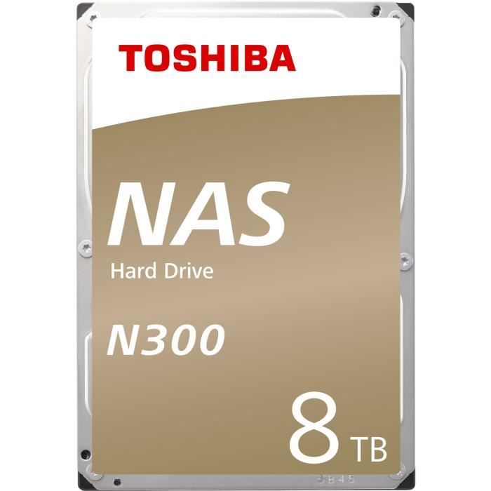 Toshiba Disque Dur interne NAS N300 3,5'' Boite Retail - 8To