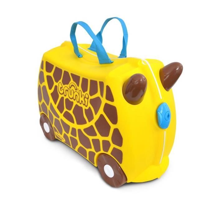 TRUNKI Valise Porteur à roulettes pour enfants - Girafe Gerry