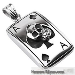 collier homme as de pique collier homme as de pique
