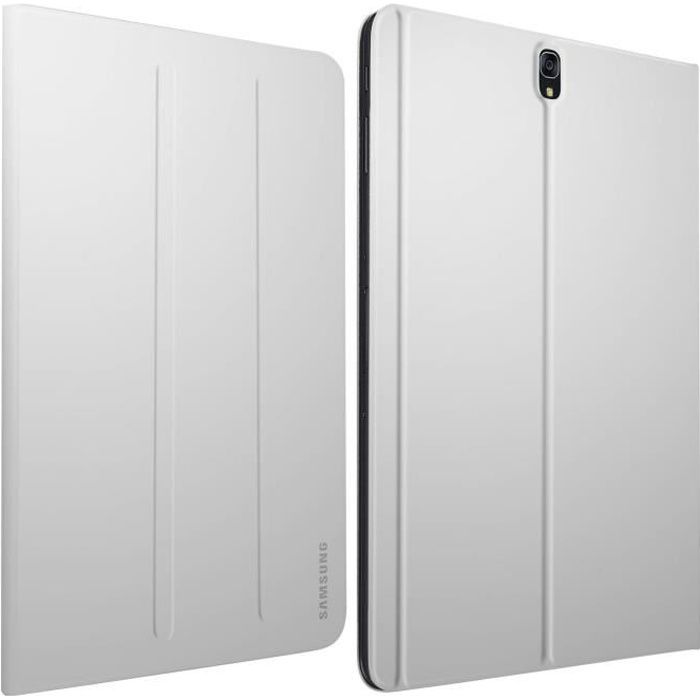Etui Samsung magnétique Blanc Samsung Galaxy Tab S3 - Support multiposition