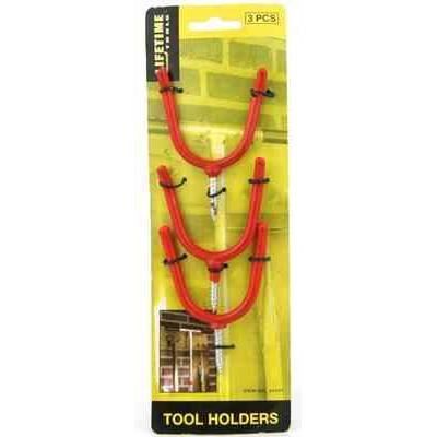 4 Crochets Muraux à Visser Acier Carbone - Pour Garage, Jardin, Outils, Vêtements, Capacité Charge Élevée