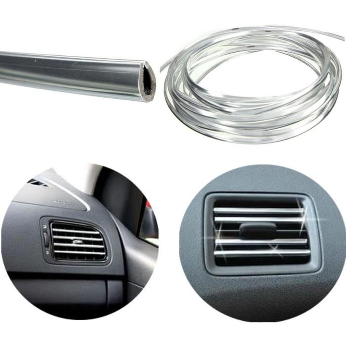 Decoration voiture bande chrome - Achat / Vente pas cher Decoration voiture bande chrome - Achat / Vente pas cher