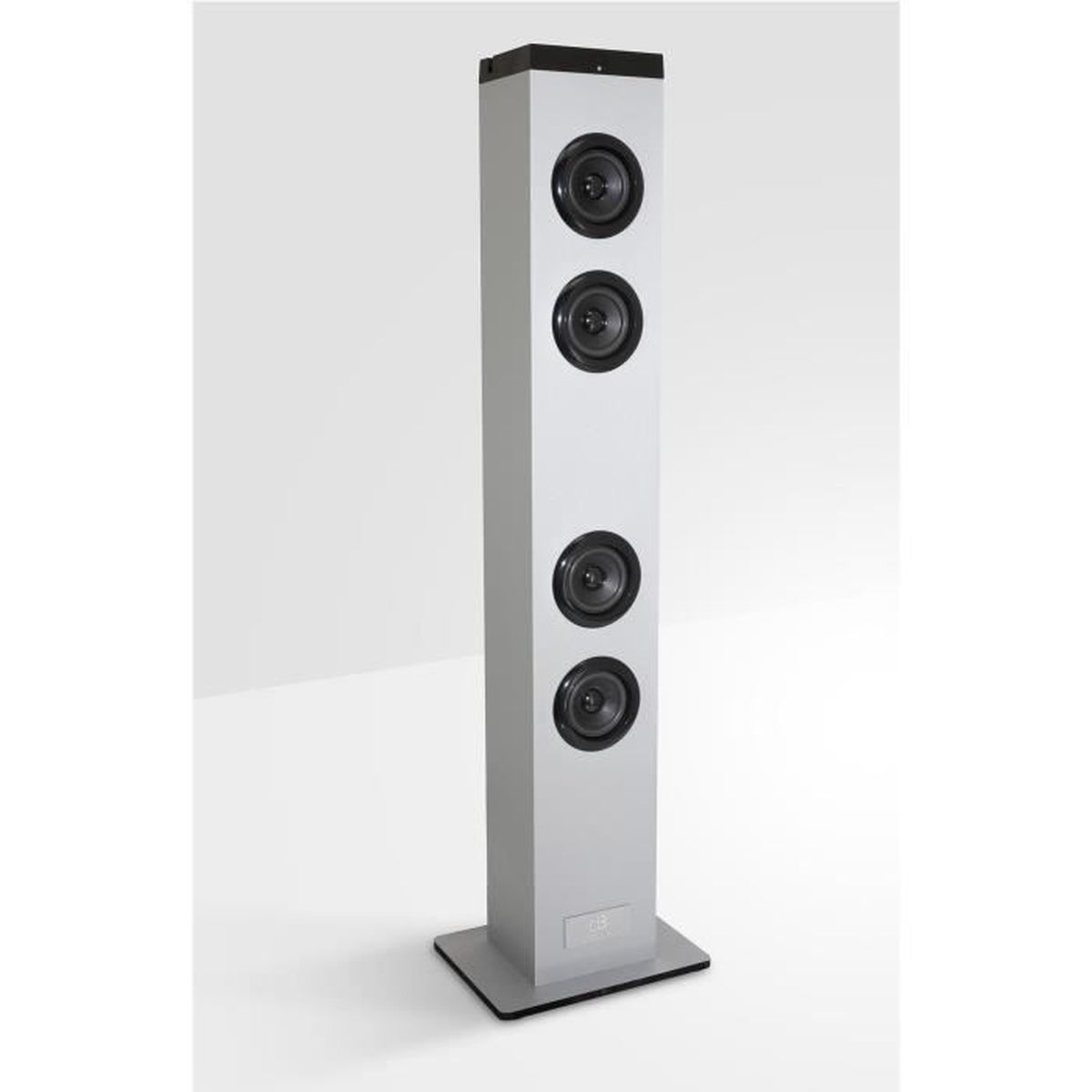 Enceinte Karaoké Portable Dynabass DBE50 Grey - 10W - 2 Micros Sans Fil - Bluetooth 5.3
