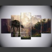 TABLEAU - TOILE 5Pcs Star Wars - Affiche de peinture canevas salon TABLEAU - TOILE 5Pcs Star Wars - Affiche de peinture canevas salon