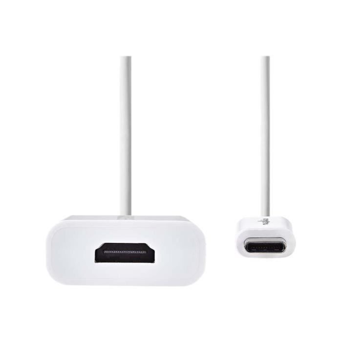 Nedis Adaptateur vidéo externe USB-C 3.1 HDMI blanc
