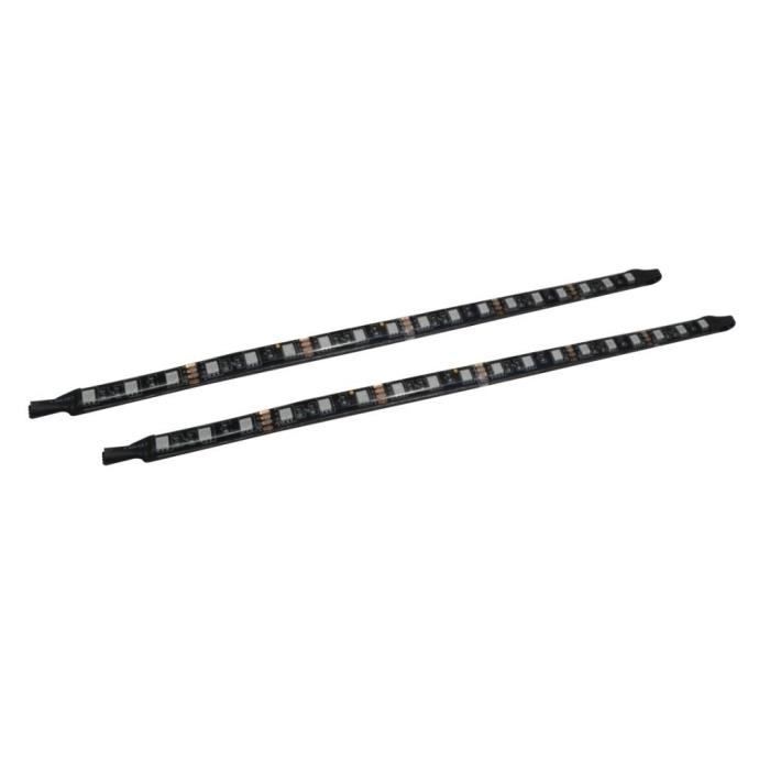 REBORNLEAGUE Lot de 2 bandes LED (16 LED/bande) - L 30 cm