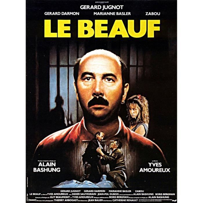 Le Beauf - Gérard Jugnot - Alain Bashung - 116x158cm - AFFICHE ...