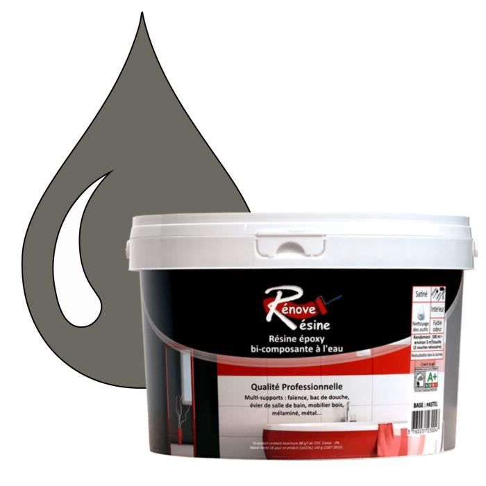 Peinture Résine 05l Multisupport Ral 7039 Gris Quartz Faïence