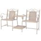 Causeuse de jardin en acier Blanc - Achat / Vente salon de jardin ... Causeuse de jardin en acier Blanc - Achat / Vente salon de jardin ...