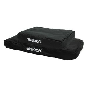 WOOFF Matelas déhoussable pour chien noir 55 x 75 x 15cm