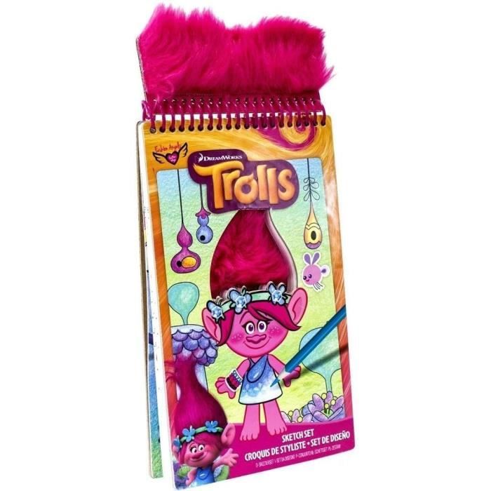 TROLLS Carnet De Dessins