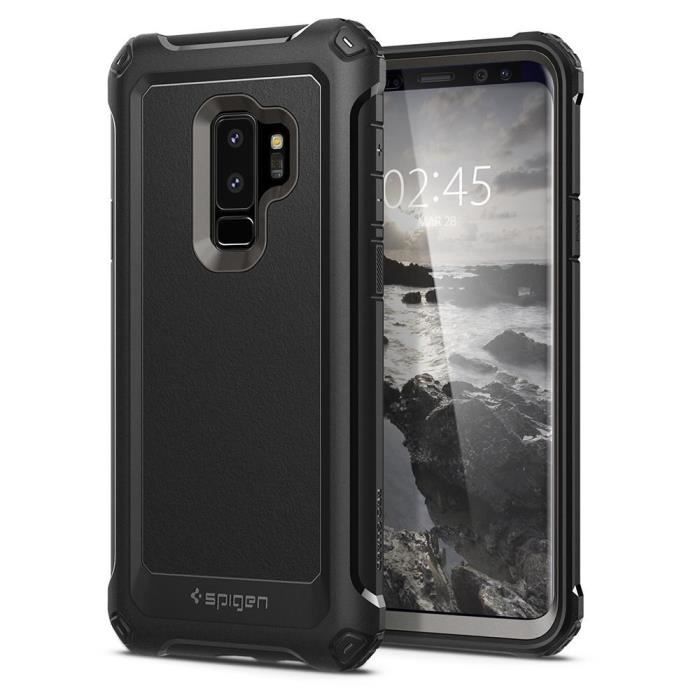 Spigen Pro Guard Pour Galaxy S9+ gun metal