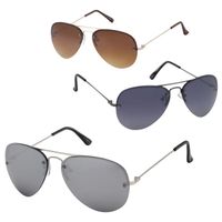 LUNETTES DE SOLEIL Lunettes de soleil Type Aviator - Noir LUNETTES DE SOLEIL Lunettes de soleil Type Aviator - Noir