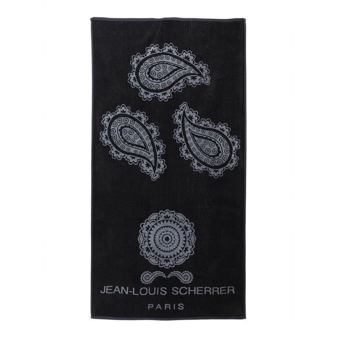 Drap de Plage - 90 x 180 cm - Noir