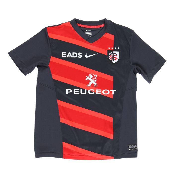 NIKE Maillot Rugby Toulouse Replica Enfant Garçon Bleu Noir et rouge