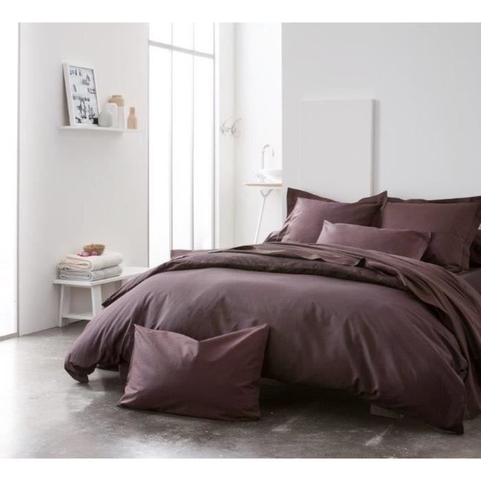 TODAY Housse de couette 100% Coton 240x260 cm cacao