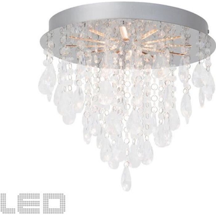 ALICA Lustre LED avec pampilles decoratives diam 29 cm