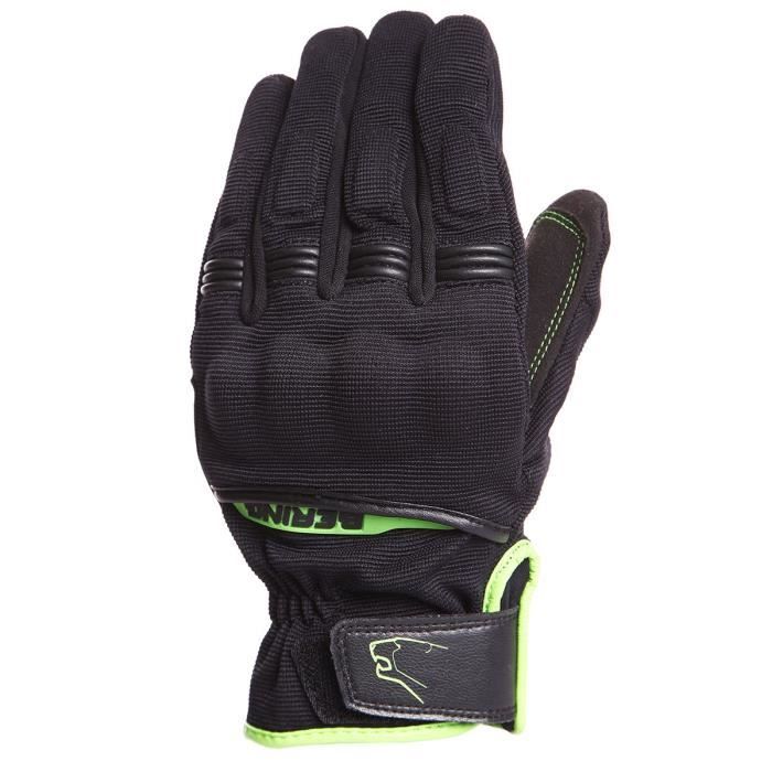 BERING Fletcher Gant Moto - Noir.Homologué EPI (loi du 20/11/2016)