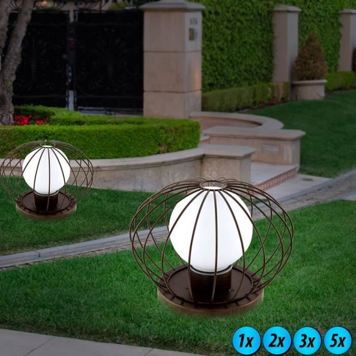 lampadaire extrieur led luminaire sur pied boule lampe del jardin terrasse dcoration 1 - Luminaire Jardin lampadaire extrieur led luminaire sur pied boule lampe del jardin terrasse dcoration 1 - Luminaire Jardin
