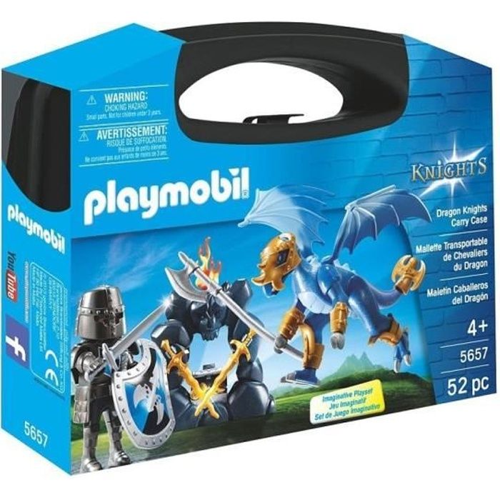 Playmobil Achat Chevaliers Du Dragon Valisette 5657 Vente BeCrdxoW
