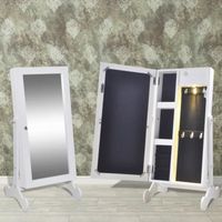 ARMOIRE A BIJOUX Armoire à Bijoux avec Miroir LANGRIA Rangment Stoc ARMOIRE A BIJOUX Armoire à Bijoux avec Miroir LANGRIA Rangment Stoc