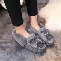 BOTTE oppapps109 Chaussures femmes coton frangées pois C BOTTE oppapps109 Chaussures femmes coton frangées pois C