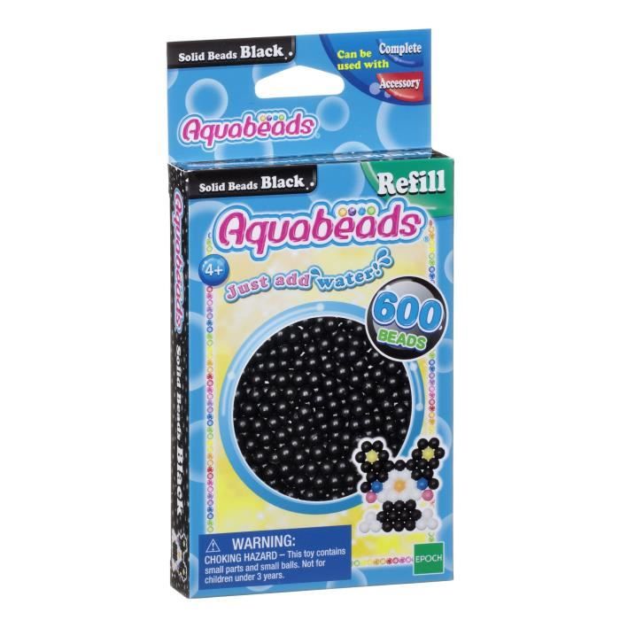 AQUABEADS Perles Classiques Noires