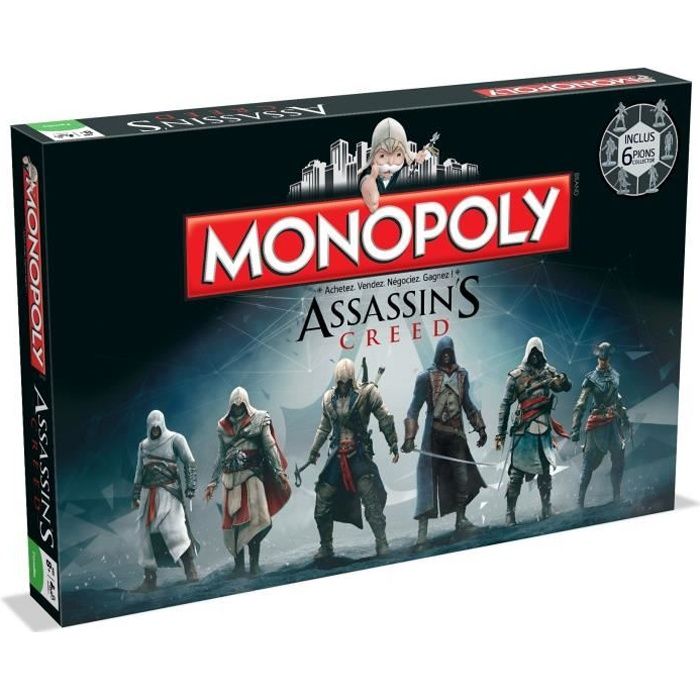 MONOPOLY Assassin's Creed - Version Française - Jeu de société