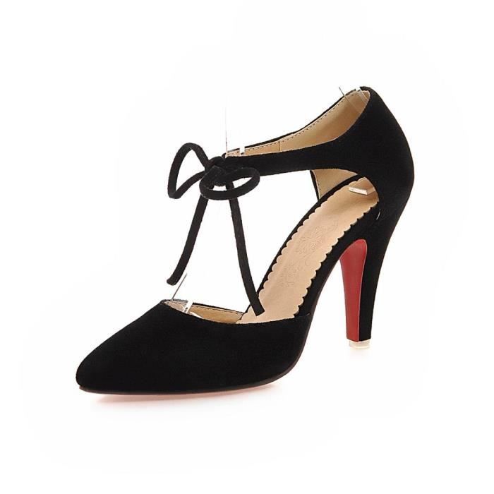 SANDALE , NU,PIEDS Chaussures Femme Noir ,Rouge , Gris , Bout Fer.