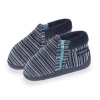 CHAUSSON - PANTOUFLE Chaussons bottillons zip garçon rayures - Multicol CHAUSSON - PANTOUFLE Chaussons bottillons zip garçon rayures - Multicol